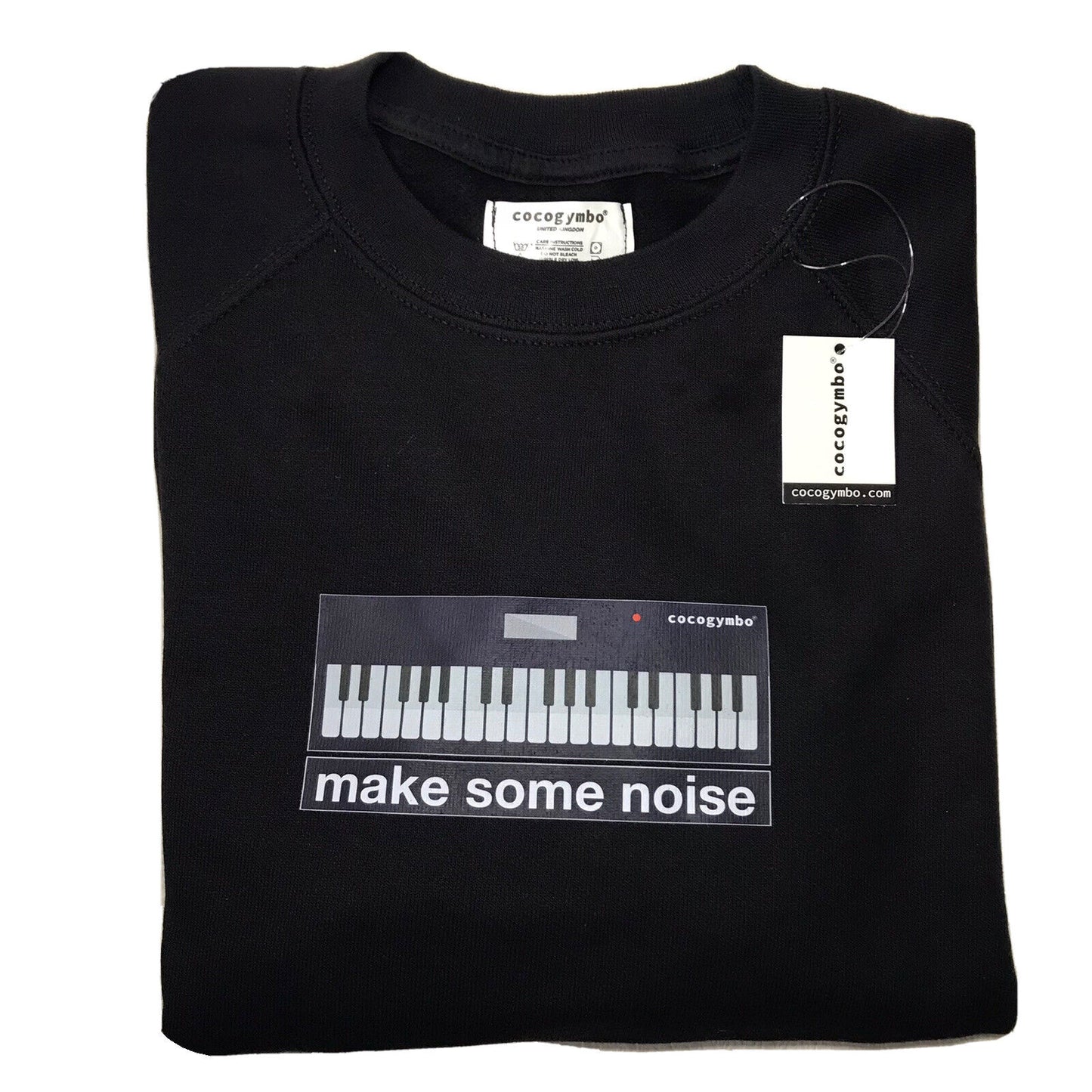 Cocogymbo Make Some Music Black Sweatshirt