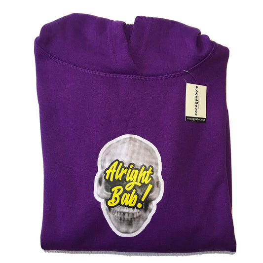 Cocogymbo Alright Bab! Brummie Purple Hoodie